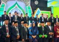 Pj Sekda Mimika, Dr. Ida Wahyuni bersama Kemeneg Kabupaten Mimika, Lucas Yasi, S.Ag dan hakim dewan juri MTQ ke- XII tingkat Kabupaten Mimika, Jumat 1 Februari 2024. (foto koranpapua.id)