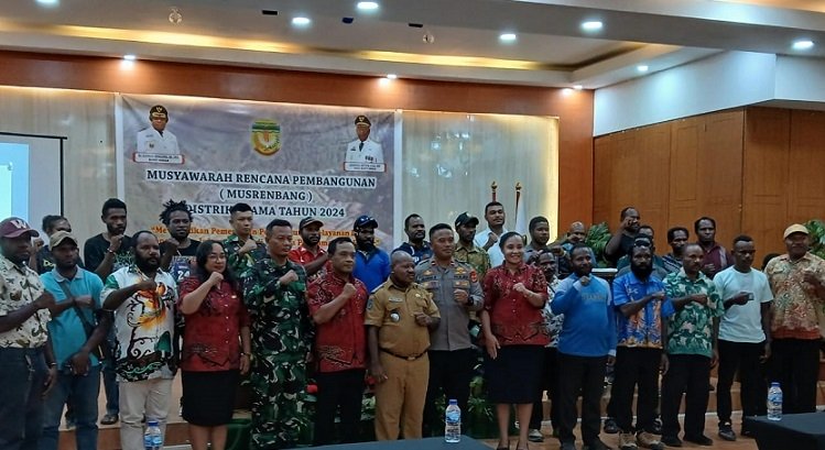Distrik Alama Gelar Musrenbang 2024, Dolame: Usulkan Program yang Sesuai Kebutuhan Masyarakat