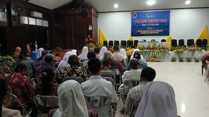 20 Tahun Usia Keuskupan Timika, Pj Gubernur Ribka Haluk: Terus Berkarya Melayani Umat