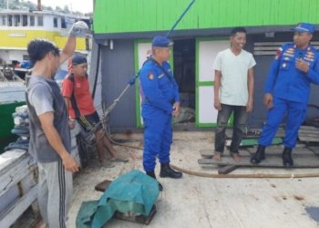 Sat Polairud Gelar Para-para Numbay di Pelabuhan Porasko