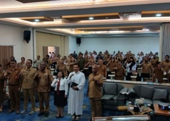 Di Bimtek Inovasi Daerah, Bupati Berharap Perwakilan OPD Menjadi Pamong Mimika Dalam Berinovasi