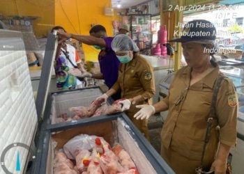 Jelang Idul Fitri, Disnak-Keswan Sidak Kelayakan Daging Beku dan Olahan di 30 Tempat Usaha