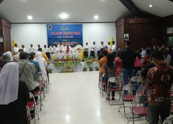 Keuskupan Timika Genap Berusia 20 Tahun, RD. Marthen Kuayo Ajak Semua Pihak Gaungkan Gerakan Tungku Api