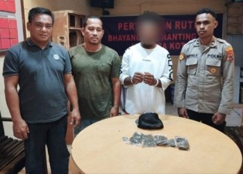 Polisi Amankan Ganja 98 Gram dari Tangan Penumpang KM Sinabung