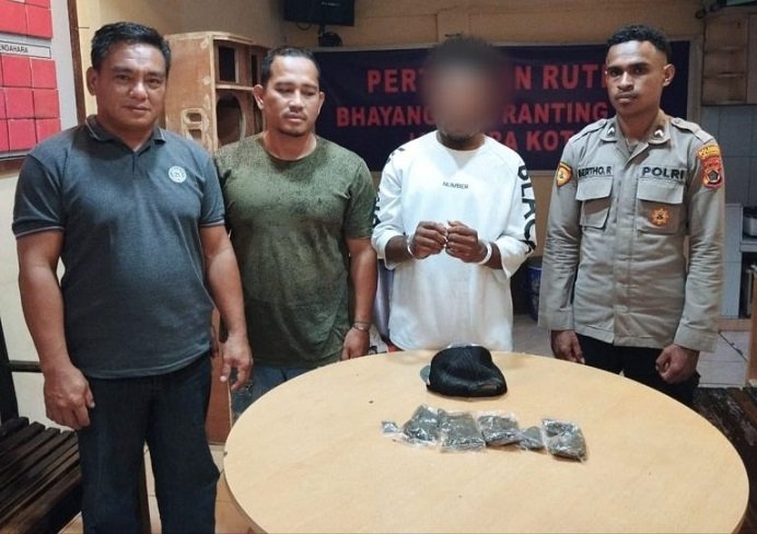 Polisi Amankan Ganja 98 Gram dari Tangan Penumpang KM Sinabung