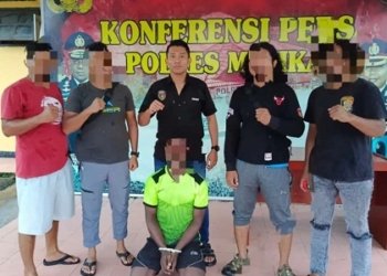Kasus Mayat di Gedung Perpustakaan, Tidak Sampai 24 Jam Polres Mimika Berhasil Bekuk Pelakunya
