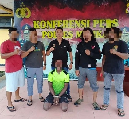 Kasus Mayat di Gedung Perpustakaan, Tidak Sampai 24 Jam Polres Mimika Berhasil Bekuk Pelakunya