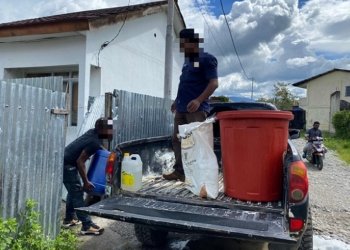 Polres Jayawijaya Temukan Tempat Pembuatan Miras di Perumahan Pikhe