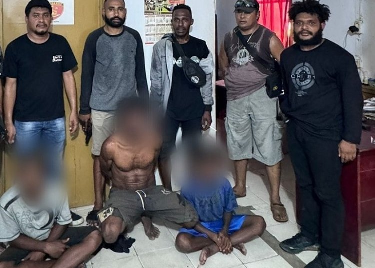 Dua Pelaku Pencurian Profil Tank Diringkus Tim Elang Rawa