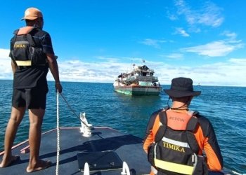 ABK Papua Jaya yang Jatuh di Perairan Timika Belum Ditemukan, Pencarian Dilanjutkan Besok