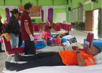 BPBD Mimika Gelar Donor Darah Sebagai Wujud Peduli Kemanusiaan