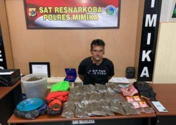 Sempat Lolos dari Kejaran Polisi, Pemilik Puluhan Paket Ganja Akhirnya Dibekuk