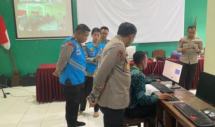 1.083 Peserta Calon Bintara dan Tamtama Polri di Timika Jalani Tes Psikologi