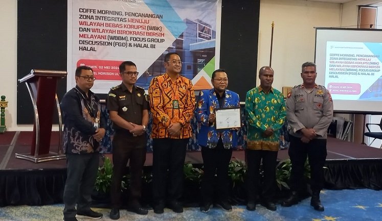 BPS Mimika Canangkan Zona Integritas Wilayah Bebas Korupsi dan Wilayah Birokrasi Bersih Melayani