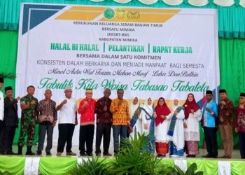 KKSBT Mimika Gelar Halal Bi Halal, Robert Kambu: Jangan Menutup Diri, Jadilah Organisasi yang Terbuka