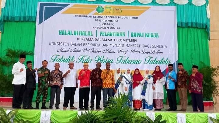 KKSBT Mimika Gelar Halal Bi Halal, Robert Kambu: Jangan Menutup Diri, Jadilah Organisasi yang Terbuka