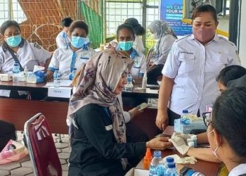 Puluhan Karyawan PT PUMS Jalani Pemeriksaan Kesehatan