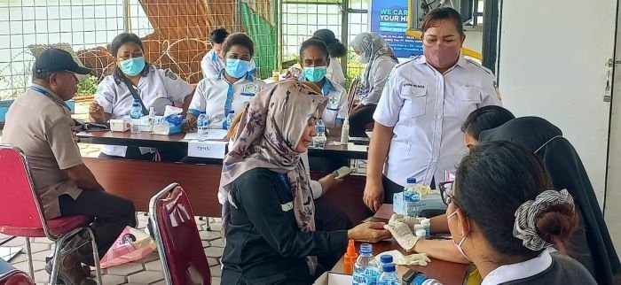 Puluhan Karyawan PT PUMS Jalani Pemeriksaan Kesehatan