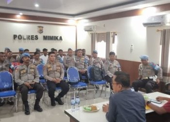 Anggota Propam dari Enam Polres Ikut Pelatihan PMK di Timika