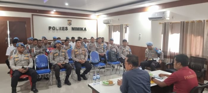 Anggota Propam dari Enam Polres Ikut Pelatihan PMK di Timika