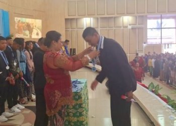 SMPN 2 Mimika Lepas 358 Murid Kelas IX, Orang Tua Diminta Jaga Sampai Berhasil Mengggapai Cita-cita