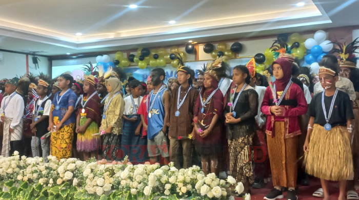 SD Inpres Timika III Gelar Acara Penamatan, 137 Murid Kelas VI Dikembalikan ke Orang Tua