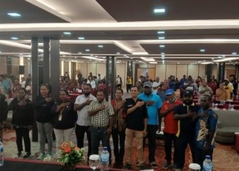 Gallery Foto KPU Mimika Gelar Bimtek untuk Ketua, Anggota PPS dan PPD Enam Distrik