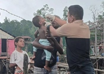 BULD Puskesmas Mapurujaya Sudah Layani Imunisasi Polio 1.774 Anak