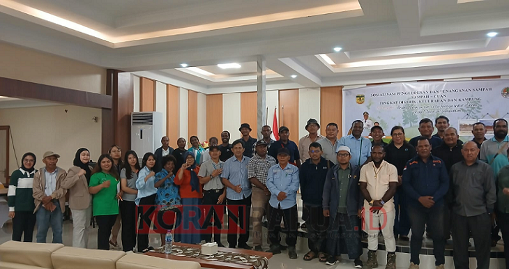 Potensi Timbulan Sampah di Mimika Mencapai 157 Ton Per Hari