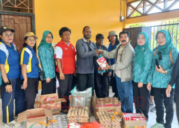 Peningkatan Gizi Bumil dan Bayi, Pemdis Wania Salurkan PMT untuk 19 Posyandu