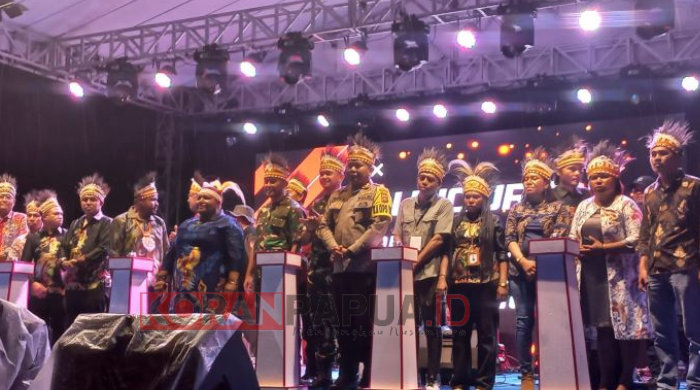 Launching Tahapan Pilkada 2024, Ketua KPU Mimika Ajak Masyarakat Gunakan Hak Pilih dengan Hati Nurani