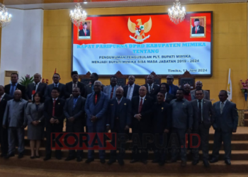 DPRD Usulkan Johannes Rettob Menjadi Bupati Mimika Definitif