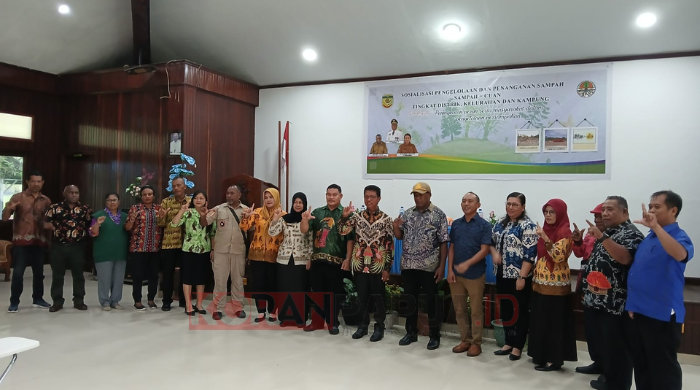 DLH Sosialisasi Pengelolaan Penanganan Sampah, Marten Malisa Berharap Bisa Dicontoh dari Banyumas