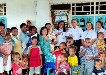 Percepat Realisasi Imunisasi Polio, Distrik Mimika Baru Gandeng Dua Puskesmas