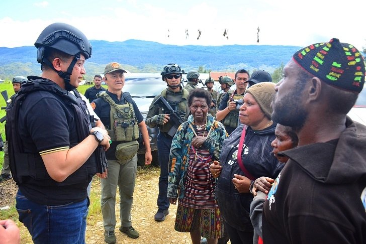 Karojianstra Sops Polri Supervisi ke Paniai Pasca Penindakan Terhadap KBB