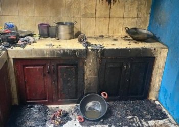 Kebakaran Rumah di Jalan Kelimutu Kerugian Ditaksir Mencapai Ratusan Juta