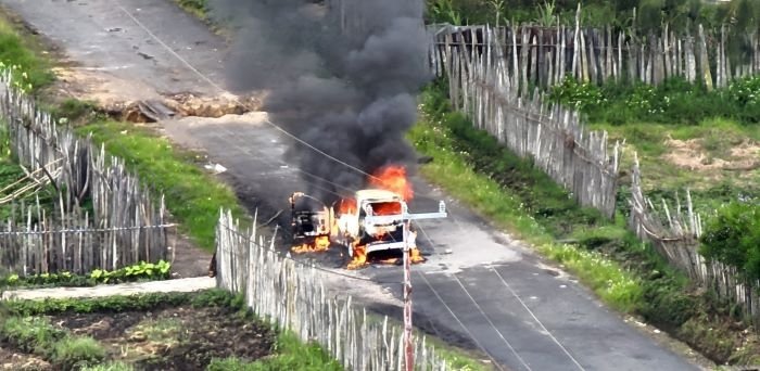 KKB Kembali Menebar Teror, Sopir Ditembak Mati dan Mobilnya Dibakar