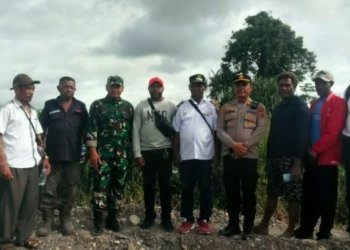 Kapolsek Miru dan Danramil Kota Survei ke Lahan Hibah untuk Polres dan Kodim