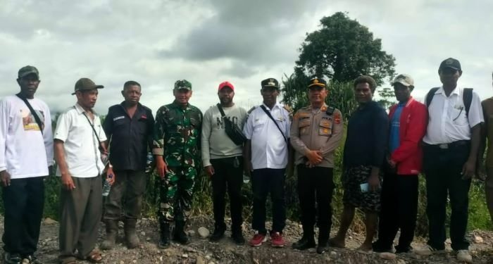 Kapolsek Miru dan Danramil Kota Survei ke Lahan Hibah untuk Polres dan Kodim