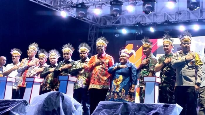 Gallery Foto KPU Mimika Launching Tahapan Pilkada 2024