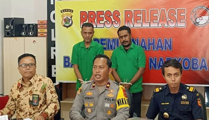 Polres Mimika Musnahkan Seribu Gram Narkoba, Nilainya Ratusan Juta  