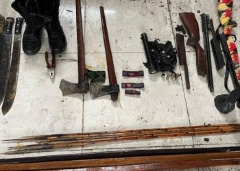 Sterilkan Kampung Bibida, TNI-Polri Amankan Aneka Jenis Barang Bukti Milik OPM
