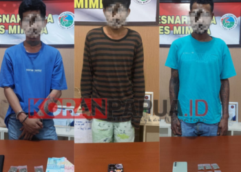 Polisi Ringkus Tiga Pengedar Narkoba di Timika