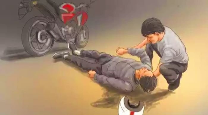 Kecepatan Tinggi, Tabrak Tiang Lampu Jalan, Anggota Polres Mimika Meninggal Dunia