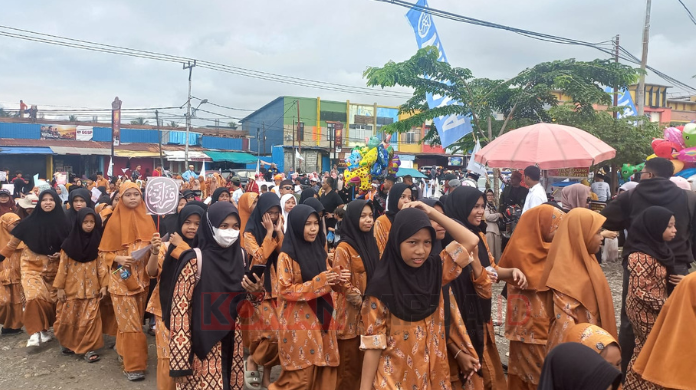 Pawai Ta’aruf Peringati Tahun Baru Islam 1446 Hijriah Diikuti Ribuan Umat Muslim di Timika