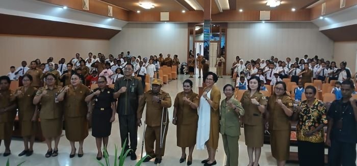 Peringatan HAN 2024 di Timika Hanya Libatkan 112 Anak, Pj. Sekda: 9.500 Anak Mimika Belum Sekolah