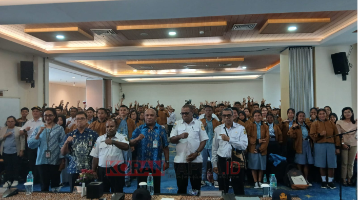 169 Pelajar SMA-SMK se Mimika Ikut Lomba Cerdas Cermat Sekolah Sadar Hukum