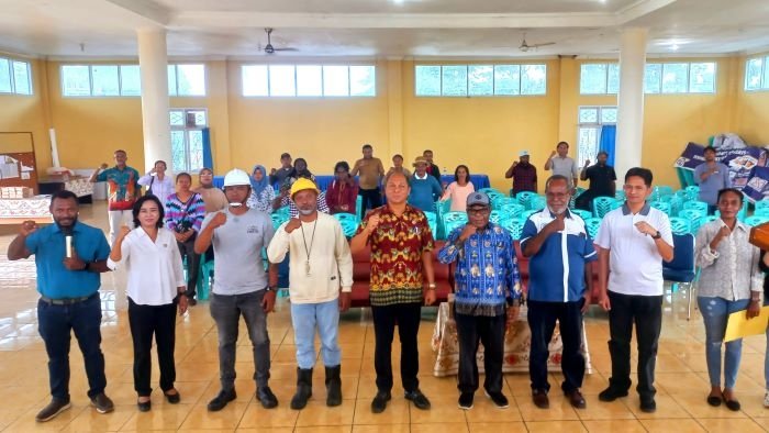 Gallery Foto Gapensi Launching Tempat Uji Kompetensi Mimika Membangun