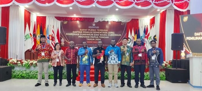 KPU Papua Tengah Tetapkan 1.115.430 DPS, Masa Tanggapan Warga Diberi Waktu Sepuluh Hari