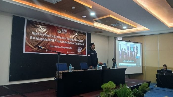 Gallery Foto KPU Mimika Rakor Tanggapan Masyarakat dan Rekapitulasi DPSHP Tingkat Kampung, Kelurahan dan Distrik